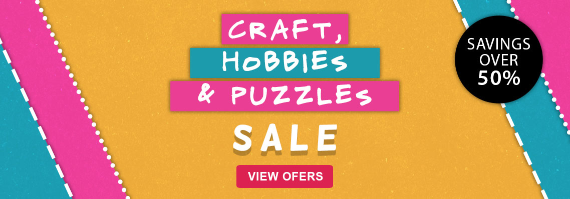 Craft Hobbies and Puzzles Sale. Save over 50%