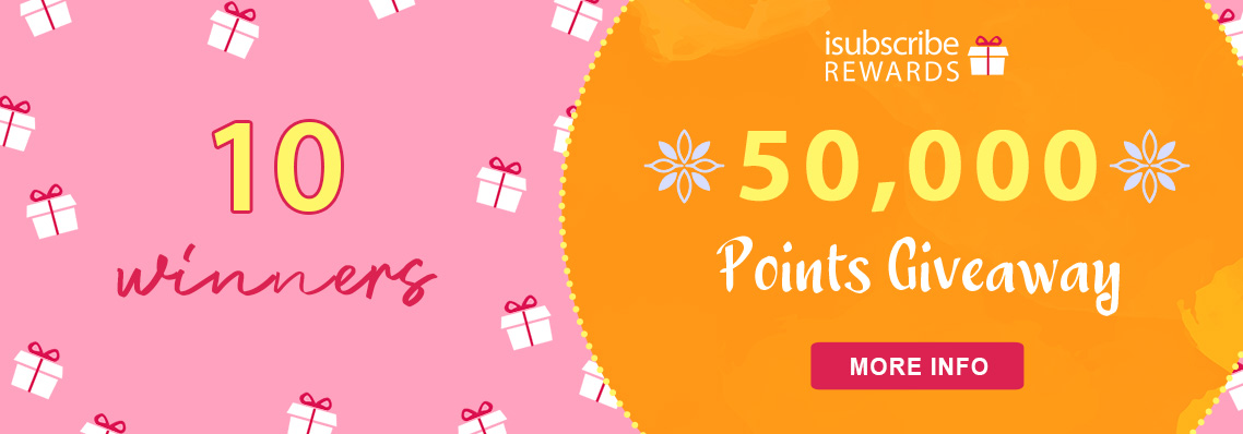 50,000 Points Giveaway,10 winners 