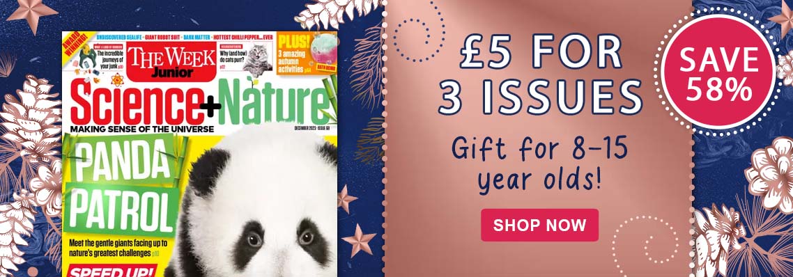 £5 for 3 issues, gift for 8-15 year olds! Save 58%